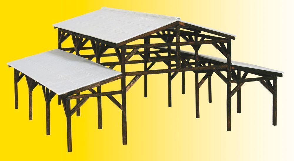 Kibri 39095 - Holzunterstand H0 1:87