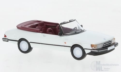 PCX-Models 870668 - Saab 900 Cabriolet metallic-weiss 1986 H0 1:87