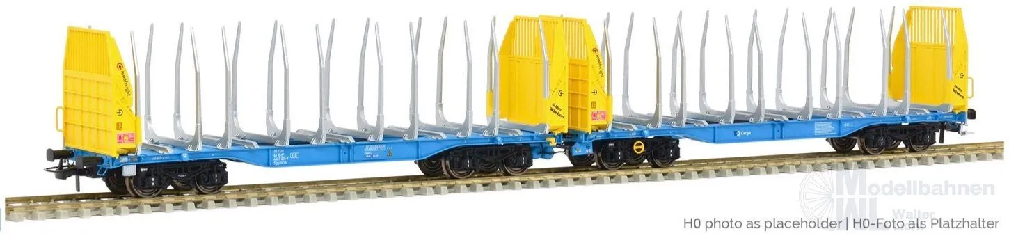 Sudexpress T657004 - Holztransportwagen CD Cargo Ep.VI 004 Sggmrrs 90 TT 1:120