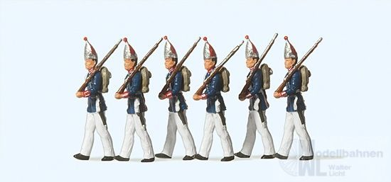 Preiser 12189 - 1. Garderegiment zu Fuß. Pots H0 1:87