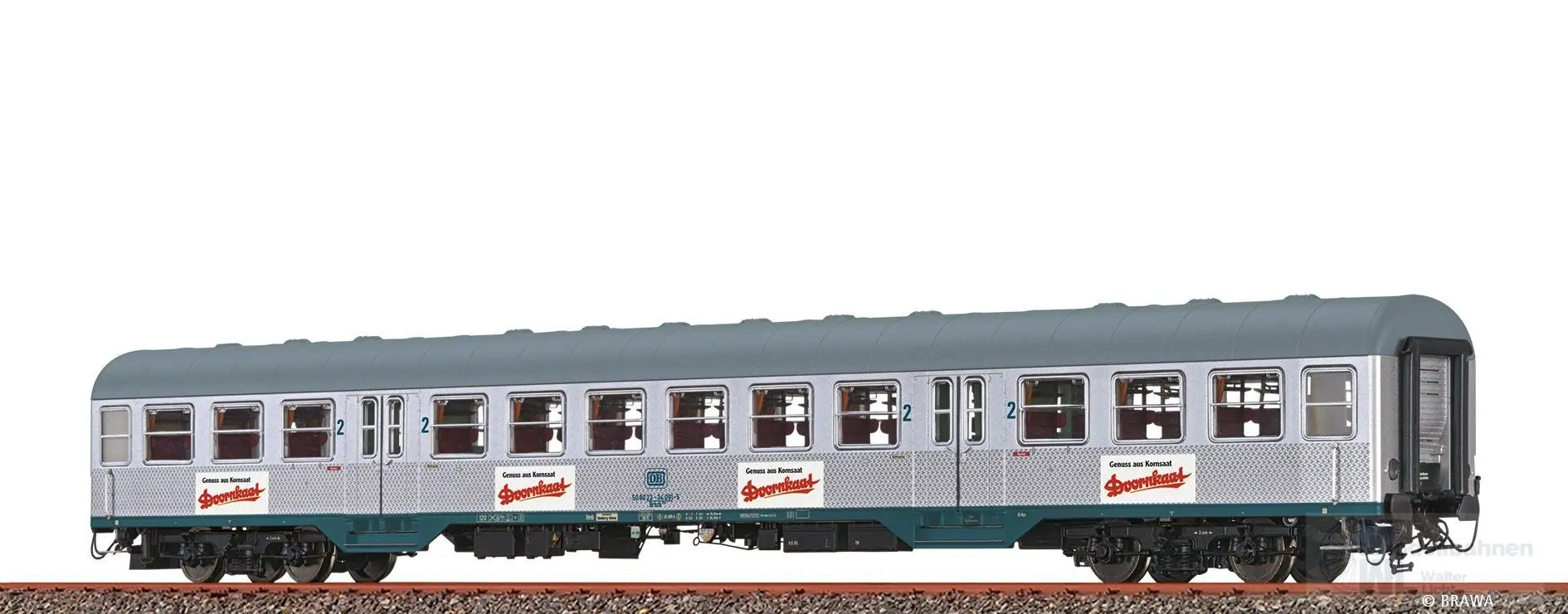 Brawa 46664 - Nahverkehrswagen DB Ep.IV 2.KL. Brnzb724 Doornkaat H0/GL