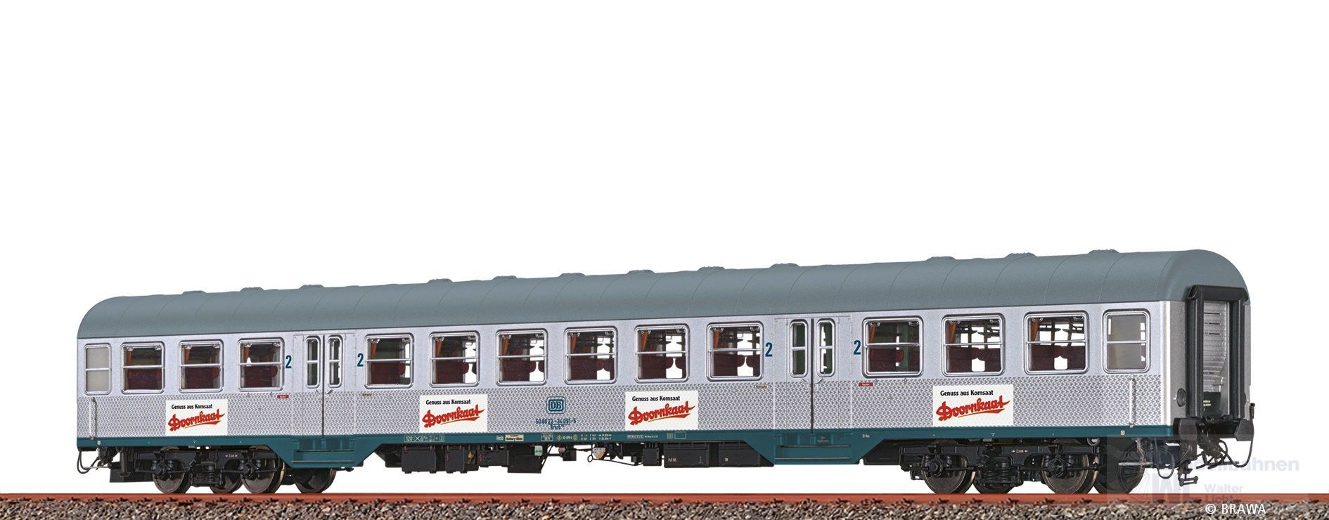 Brawa 46664 - Nahverkehrswagen DB Ep.IV 2.KL. Brnzb724 Doornkaat H0/GL