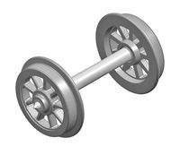 949302-lil Liliput 949302 - Speichenradsatz NEM 311, d=7,0, L=14,7mm 2 Stück H0e