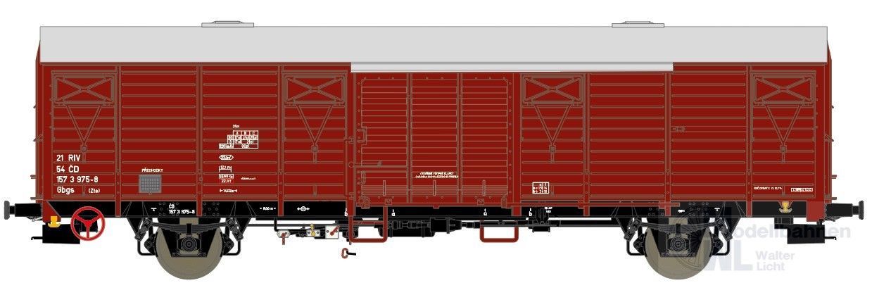 Exact Train 23042 - Güterwagen Set CSD Ep.V 2.tlg. Gbgs Güterwagen H0/GL