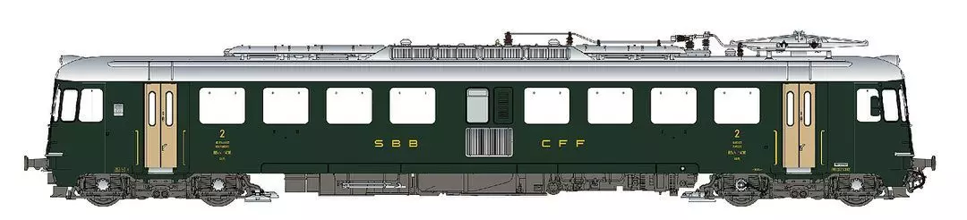 LS Models 17051S - Triebwagen Rbe 4/4 SBB Ep.IV 1436 H0/GL Sound