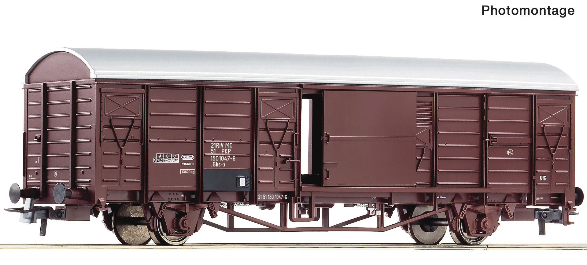 Roco 6600288 - Gedeckter Güterwagen Gbs-x PKP