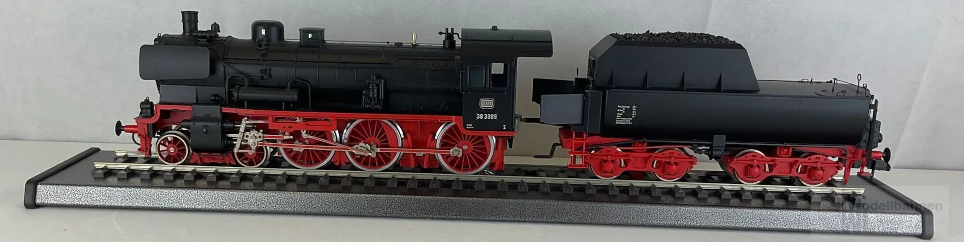 Märklin 5597 - MÄRKLIN - Dampflok 38 3389 DB  Ep.III Wannentender Spur 1