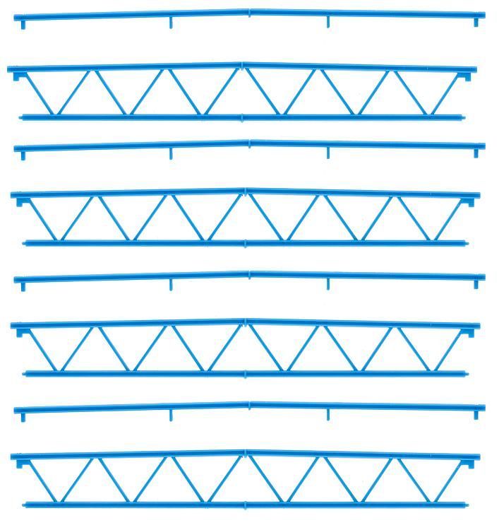 Faller 180885 - 4 Fachwerkträger Goldbeck H0 1:87