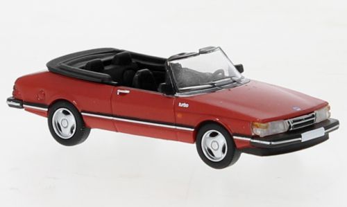PCX-Models 870669 - Saab 900 Cabriolet rot 1986 H0 1:87
