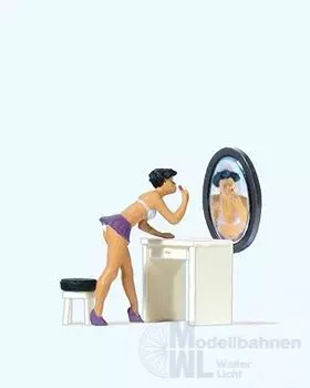 Preiser 28206 - Am Schminktisch H0 1:87