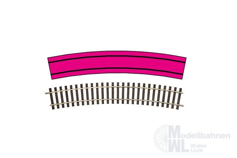 Lenz 45021 - Gleis gebogen 22,5°R1 Radius 914,4 mm Spur 0