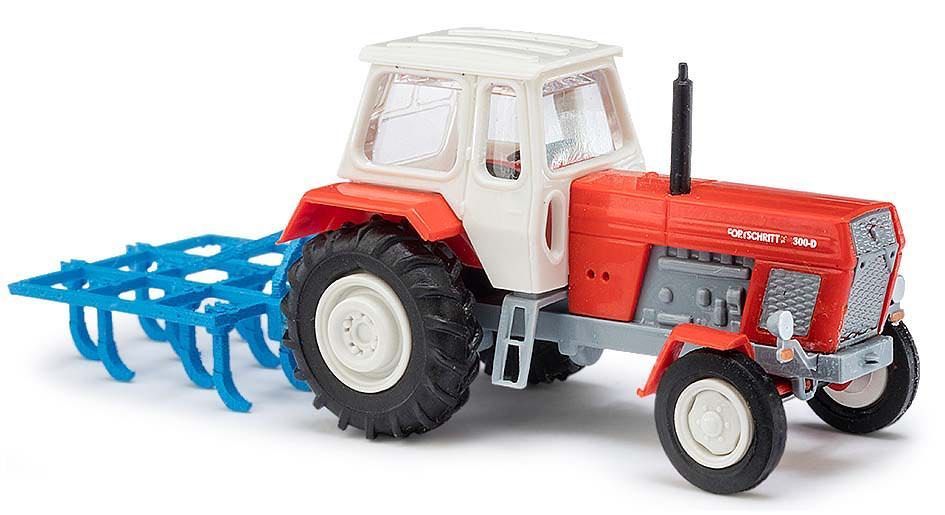 Busch 8712 - Traktor mit Schwergrubber TT 1:120 Busch 8712 - Traktor mit Schwergrubber TT 1:120