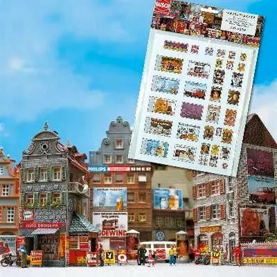 Busch 6030 - Werbeplakate-Set H0 1:87