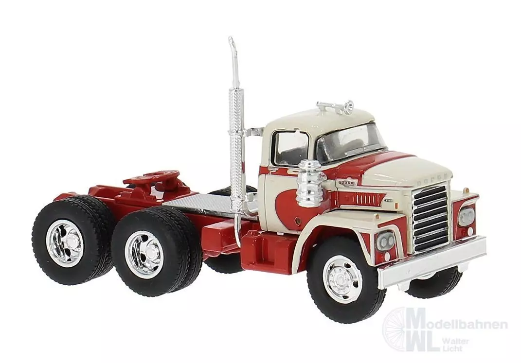 Brekina 86300 - Dodge LCF SZM weiß/rot H0 1:87