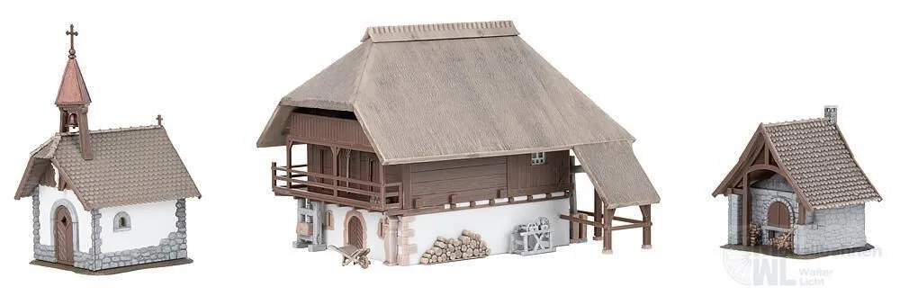 Faller 130116 - Speicher, Hofkapelle und Backhaus H0 1:87