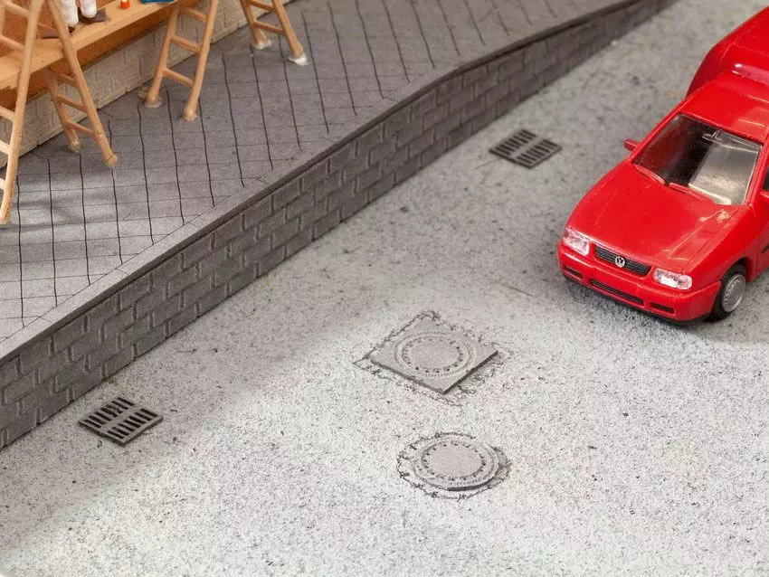 Noch 14632 - LC minis Kanaldeckel und Gullys N 1:160