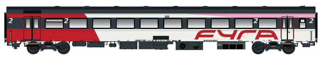 LS Models 44057-1 - Personenwagen ICRm 2.Kl. B NS/FYRA Ep.VI Wg.25 H0/GL