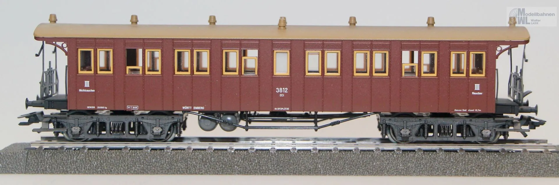 Märklin 4213 - MÄRKLIN - Personenwagen K.W.St.E. Ep.I H0/WS