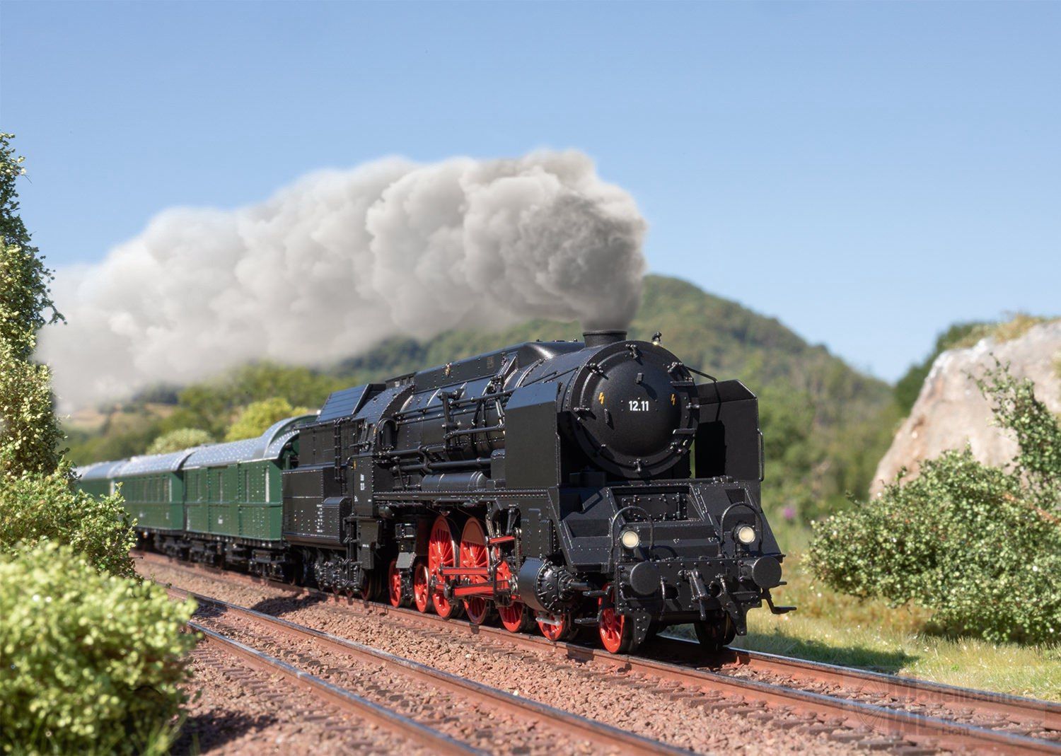 Märklin 38012 - Dampflok Reihe 12.11 ÖBB Ep.III H0/WS Sound