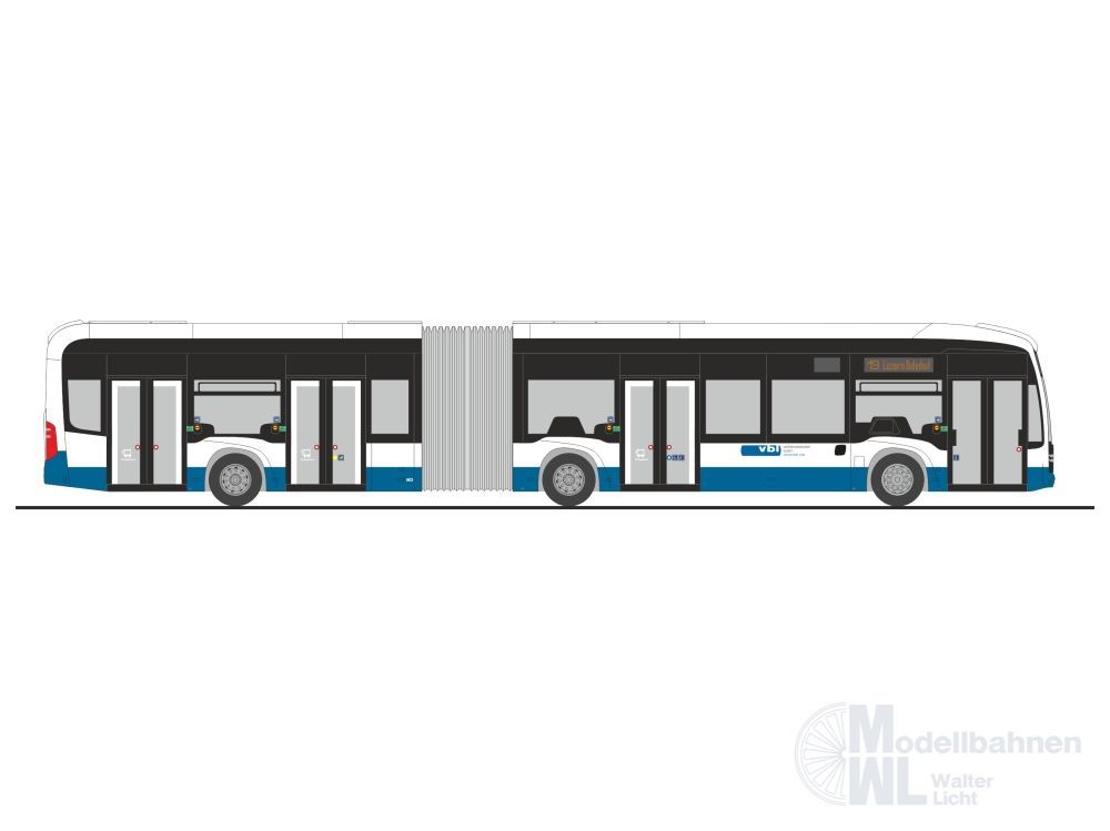 Rietze 77644 - Mercedes-Benz eCitaro G VBL Luzern (CH) H0 1:87