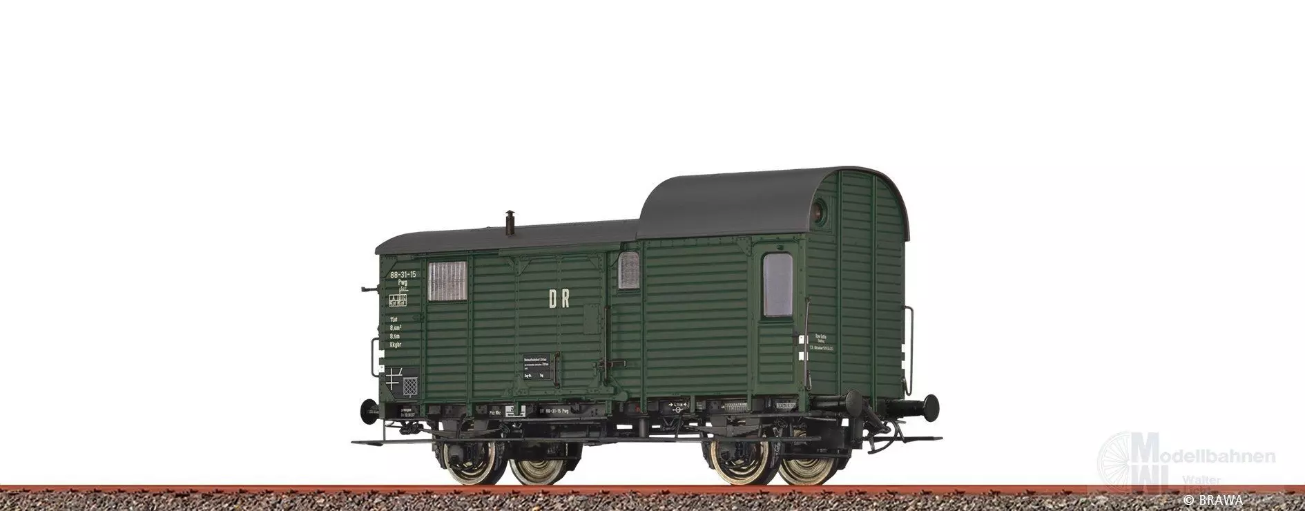 Brawa 49432 - Güterzuggepäckwagen Dr Ep.III Pwg 88-31-15 H0/GL