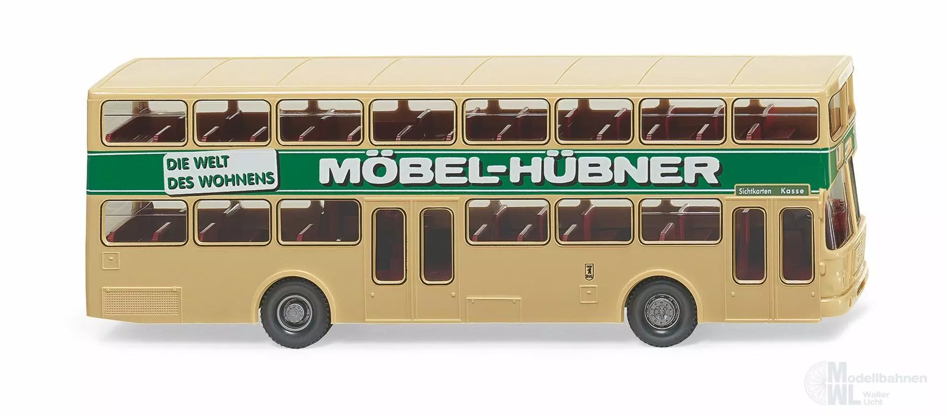 Wiking 073004 - Doppeldeckerbus MAN SD 200 Möbel-Hübner H0 1:87