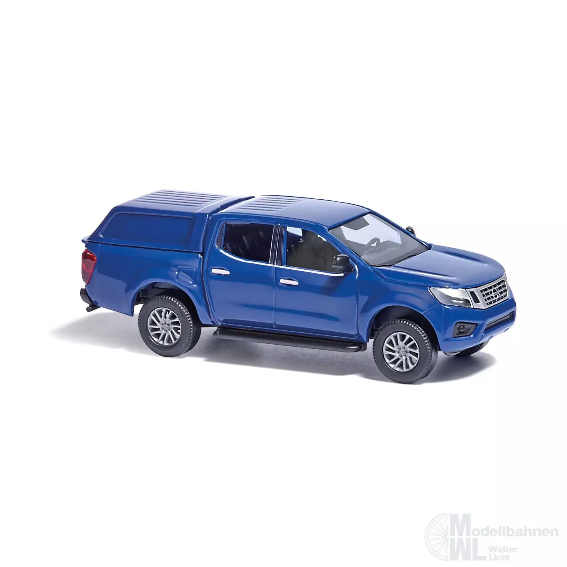 Busch 53705 - Nissan Navara/Hardtop blau H0 1:87