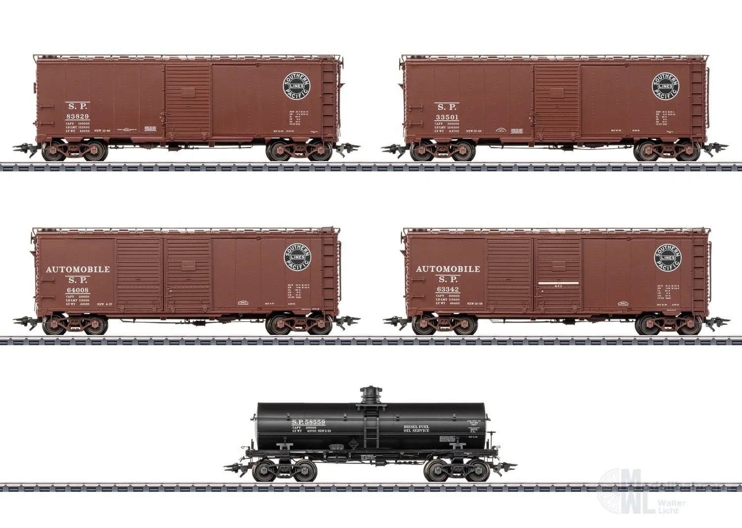 Märklin 45667 - Güterwagen Set US 5-Wagen H0/WS