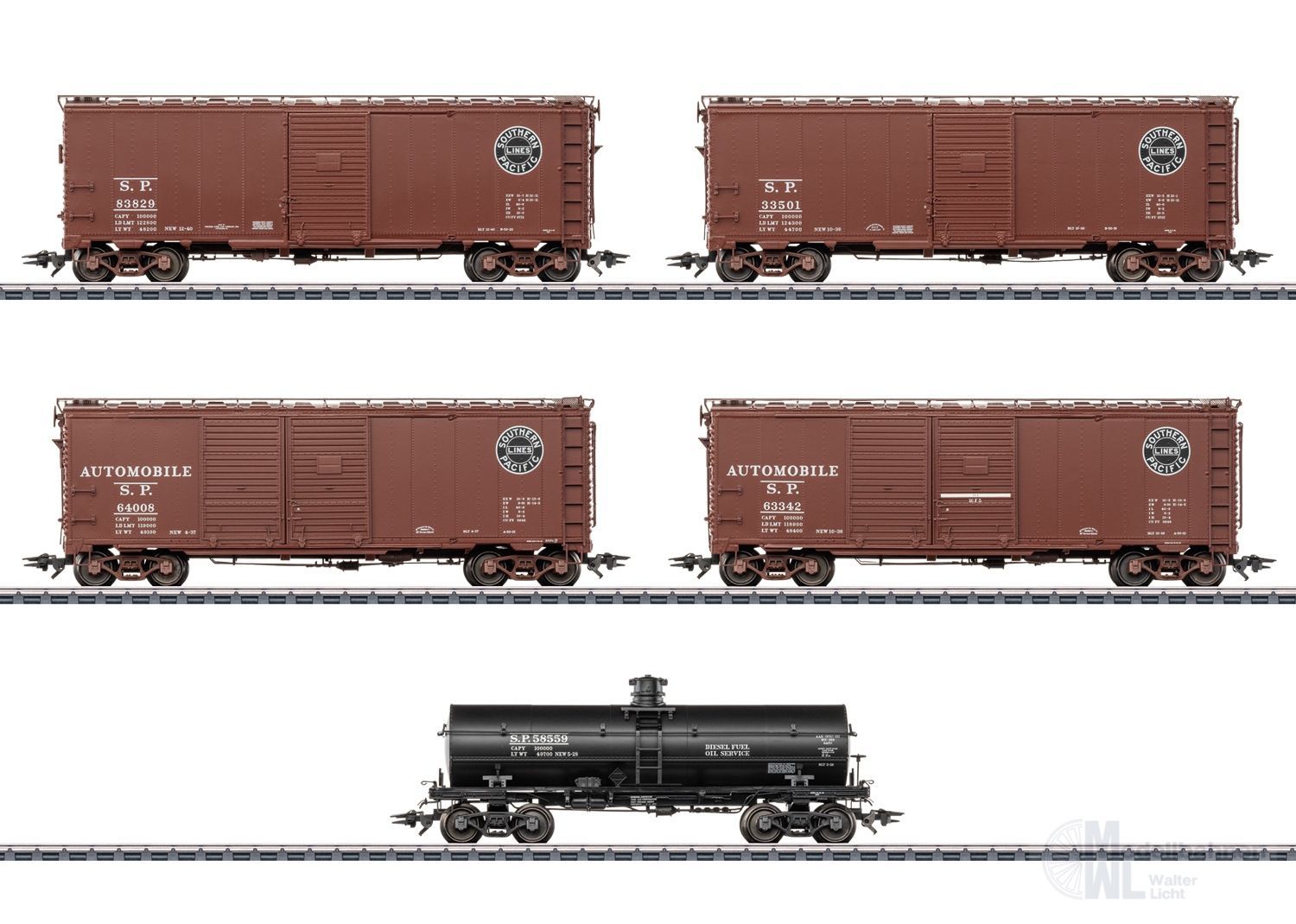 Märklin 45667 - Güterwagen Set US 5-Wagen H0/WS