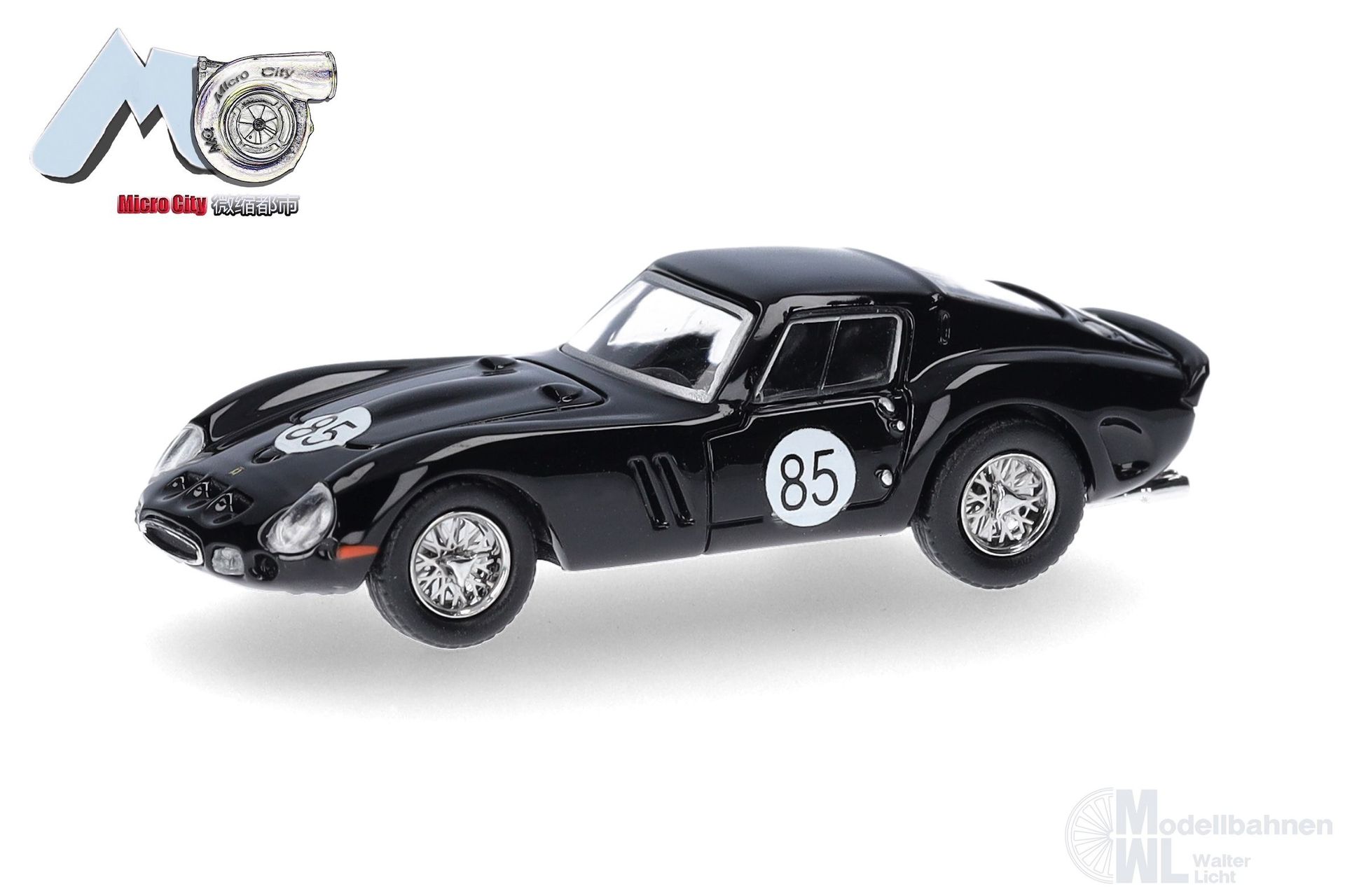 Herpa 87MC000061 - Ferrari 250 GTO 85, schwarz H0 1:87