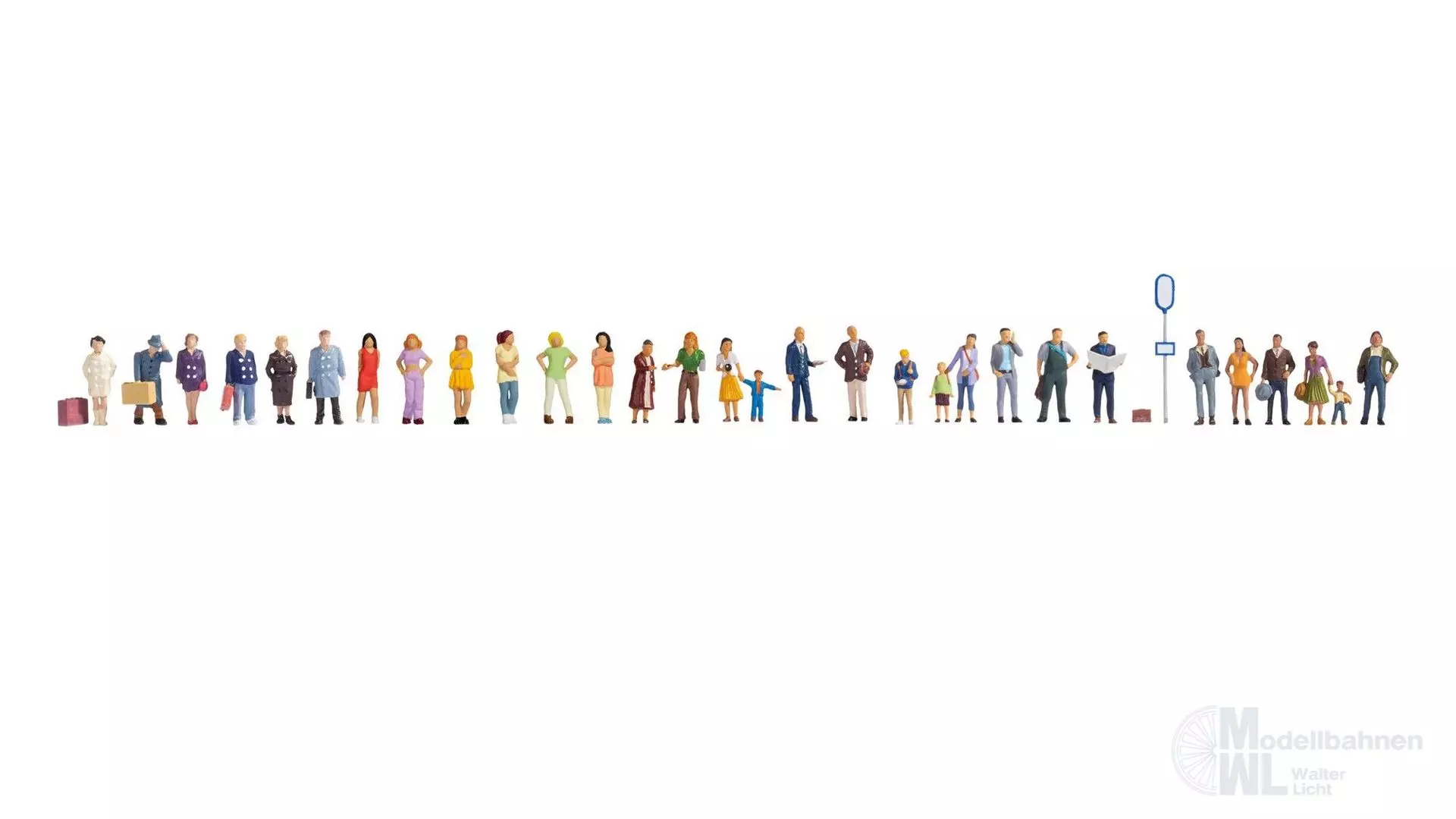 Noch 16054 - Mega-Spar-Set Stehende und Laufende H0 1:87