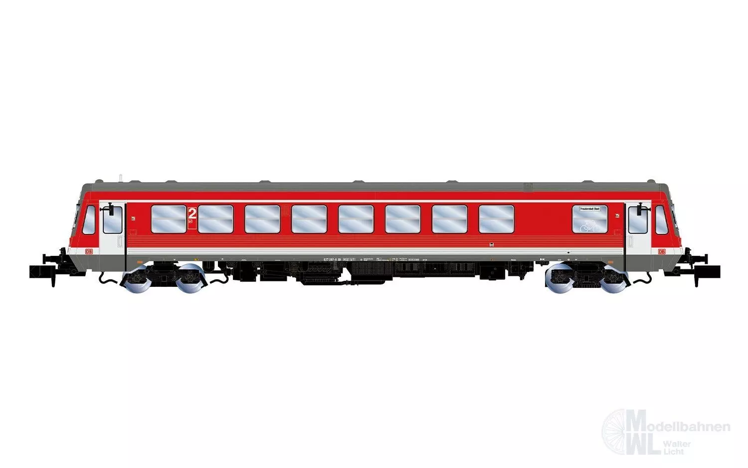 Arnold 2697 - Triebwagen BR 627.0 DB Ep.VI verkehrsrot N 1:160
