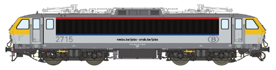 12058 LS Models 12558ACS - E-Lok HLE 27 SNCB Ep.VI neues Design H0/WS Sound