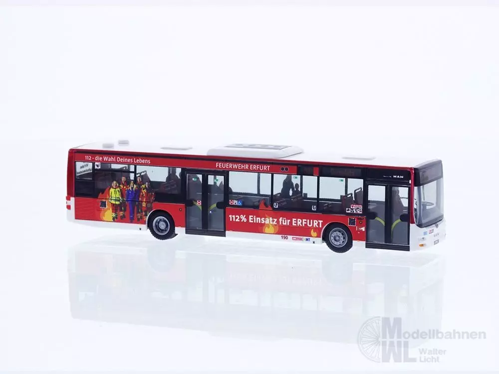 Rietze 73935 - MAN Lion´s City ´15 EVAG - Feuerwehr Erfurt H0 1:87