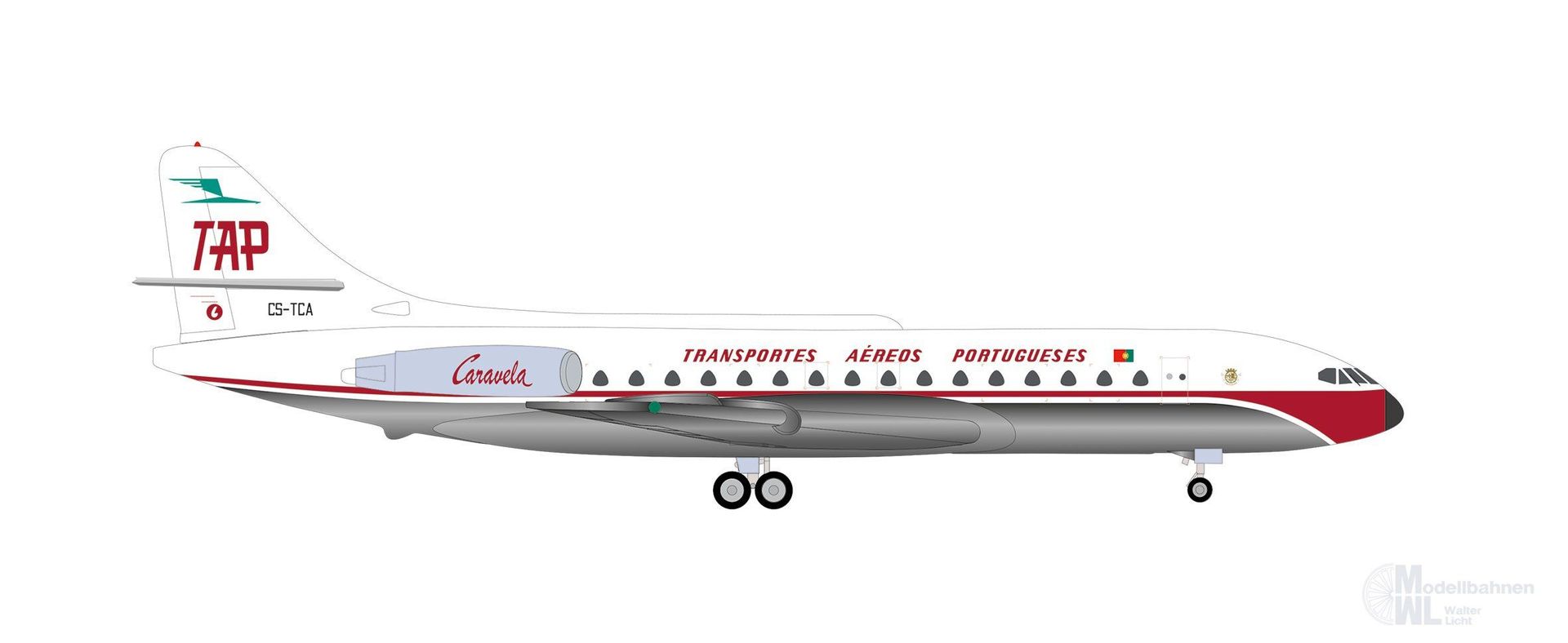 Herpa 538503 - Sud Aviation Caravelle TAP 1:500