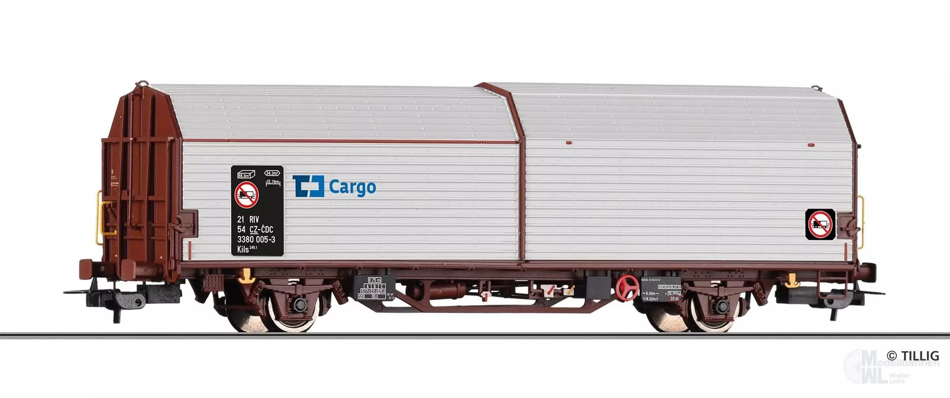 Tillig 77089 - Haubenwagen CD Cargo Ep.VI Kils 245.1 H0/GL