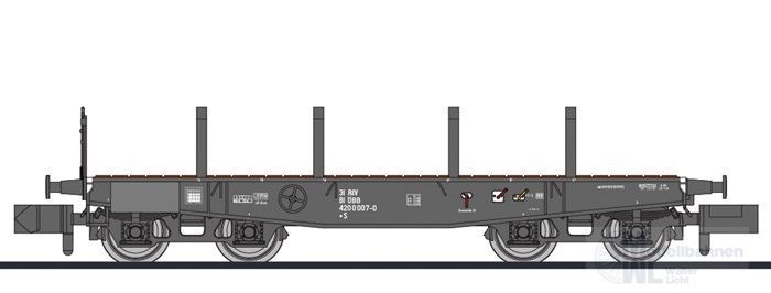 Liliput 265250 - Schwerlastwagen ÖBB Ep.IV SSys N 1:160