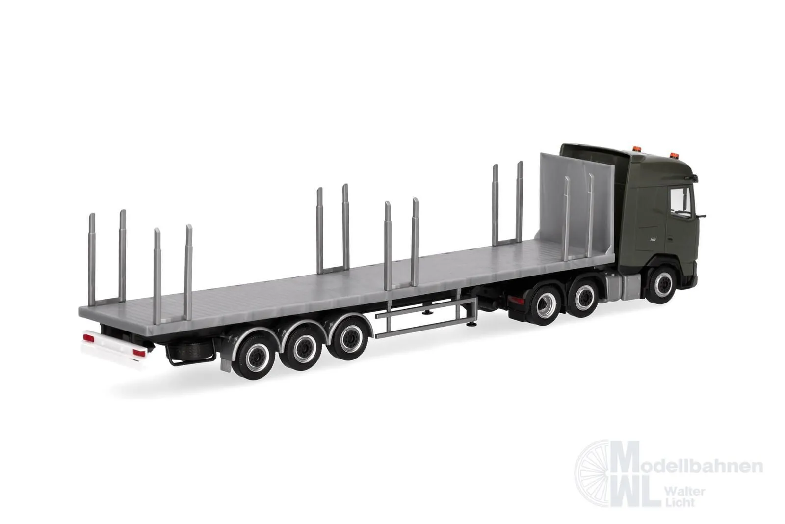 Herpa 747301 - DAF XG 6x2 Flachbett-Sattelzug H0 1:87