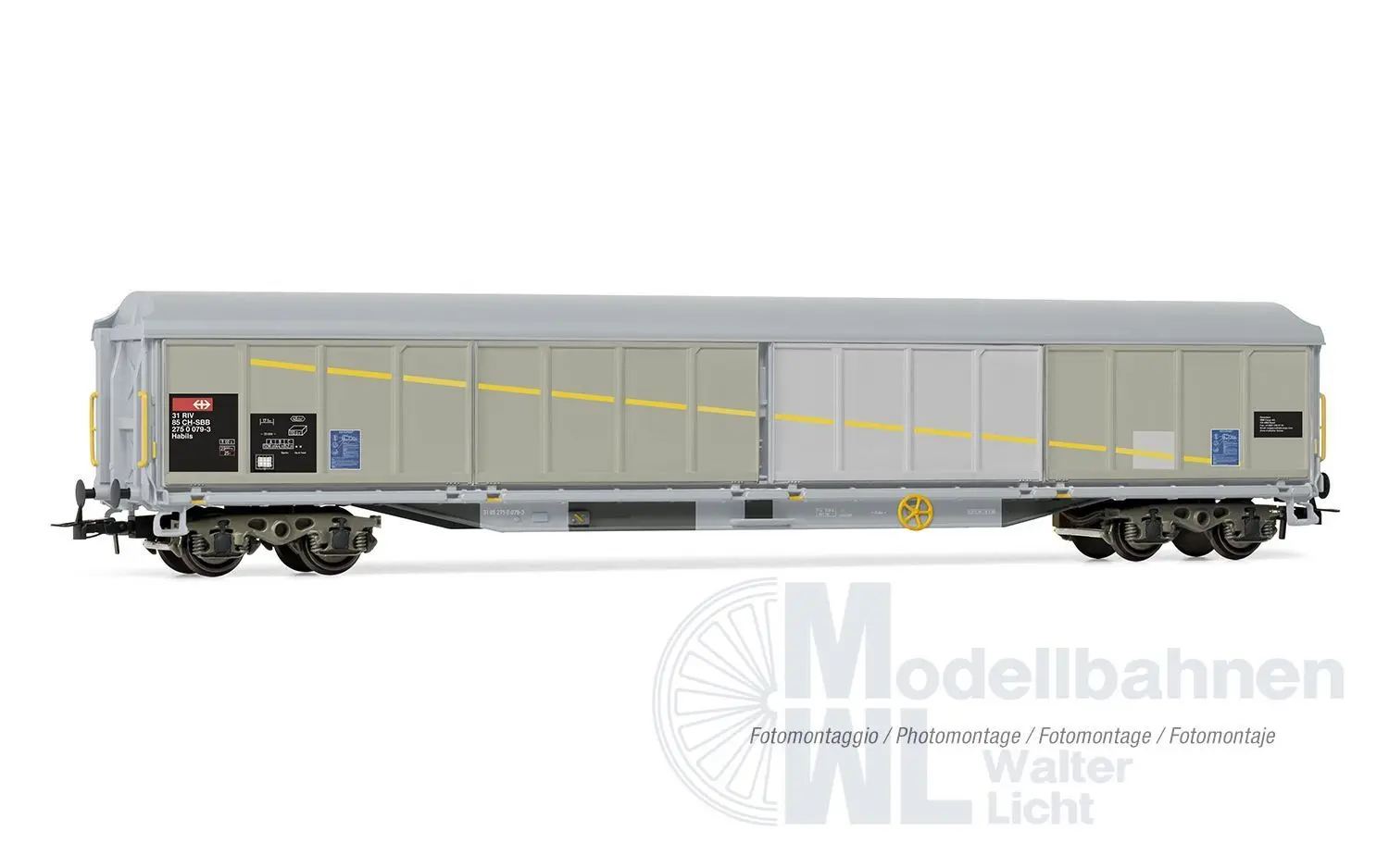 Rivarossi 6650 - Schiebewandwagen Set SBB Ep.V 2.tlg. H0/GL