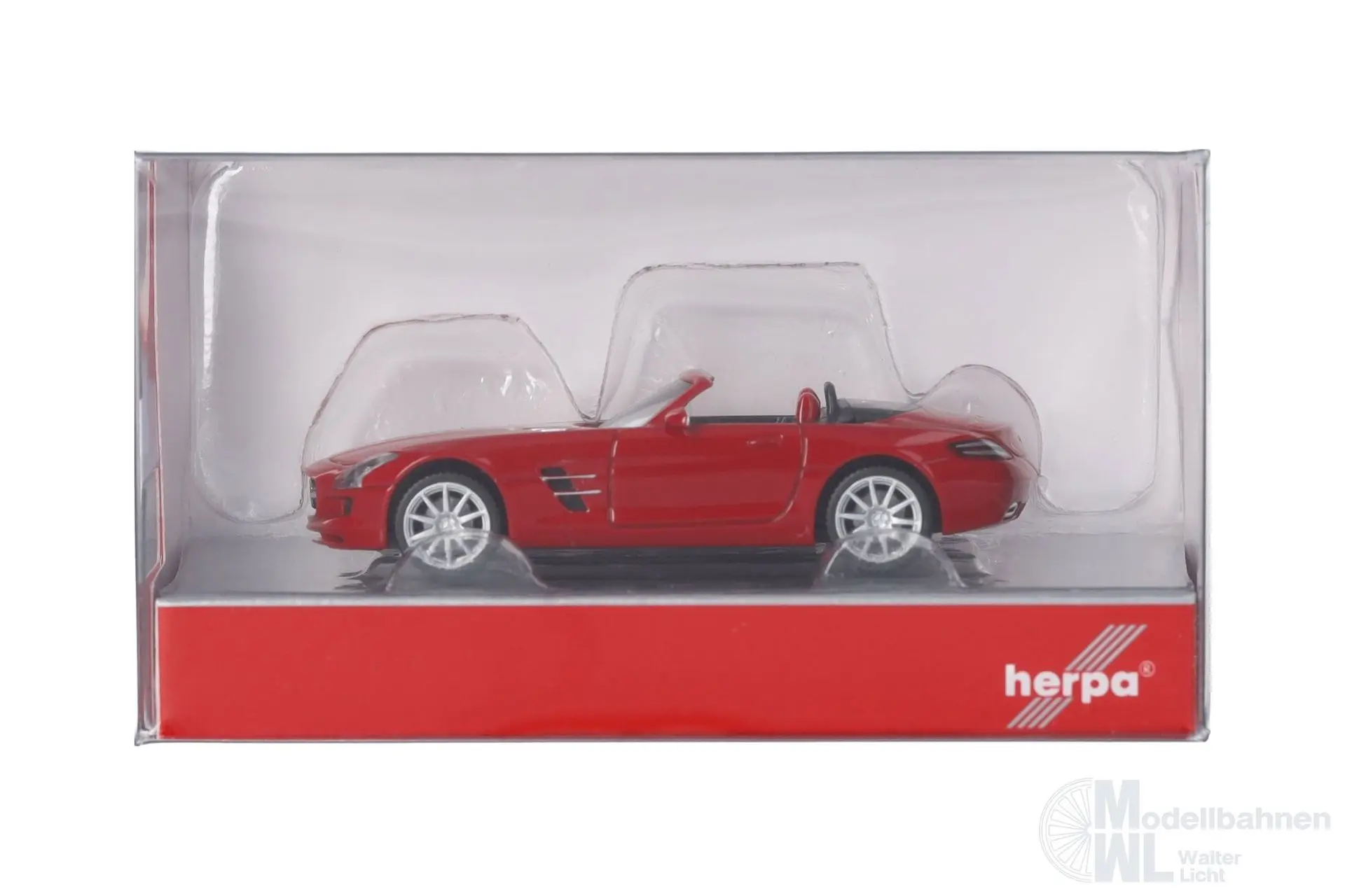 Herpa 024853-002 - Mercedes-Benz SLS AMG Roadster feueropal H0 1:87
