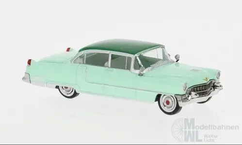 Brekina 18353 - Cadillac Fleetwood 1955 zweifarbig grün H0 1:87