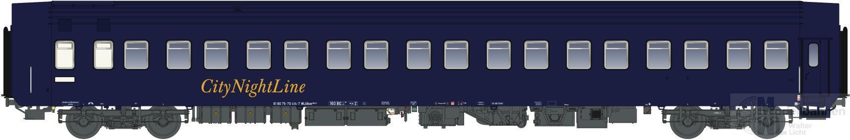LS Models 49032 - Schlafwagen CNL Ep.V WLABsm166 T2S H0/GL
