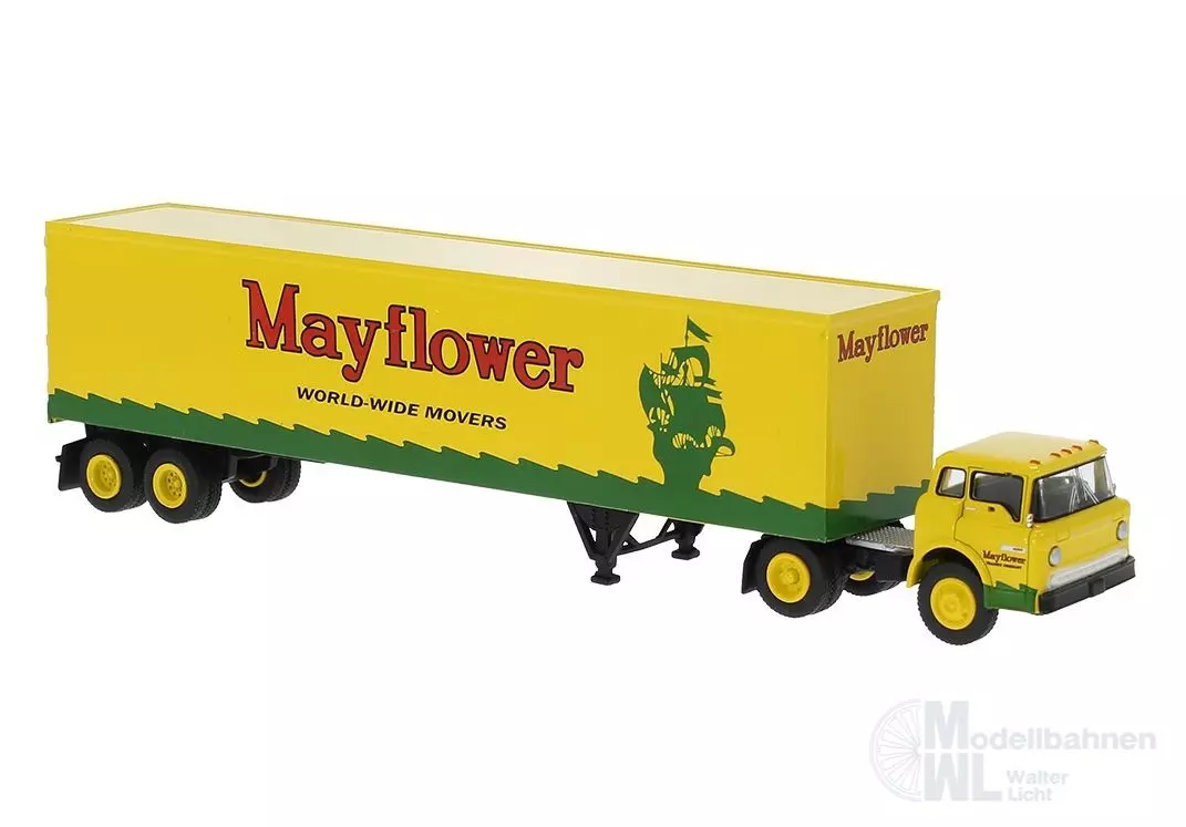Brekina 86331 - Ford C-Series box-truck Mayflower H0 1:87