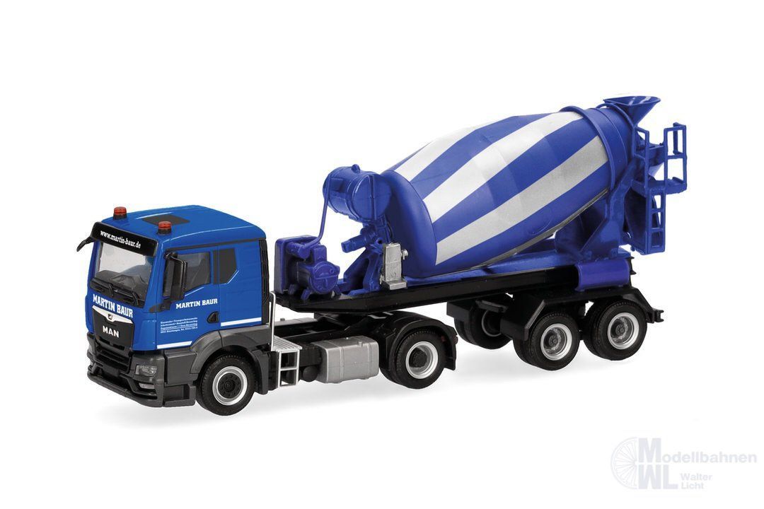 Herpa 320375 - MAN TGS TN Betonm.-Sz Baur H0 1:87