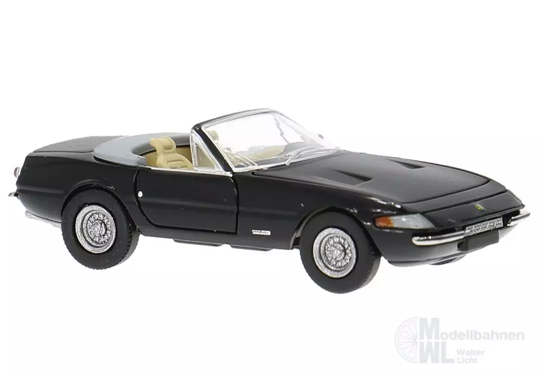 Brekina 22941 - Ferrari 365 GTS in schwarz H0 1:87