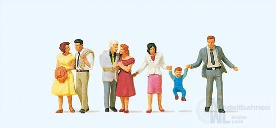 Preiser 10514 - Gehende Paare H0 1:87