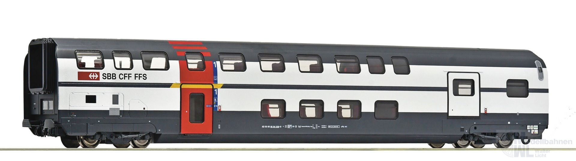 Roco 6200214 - Doppelstockwagen SBB Ep.VI 1.Kl. Gepäck H0/GL