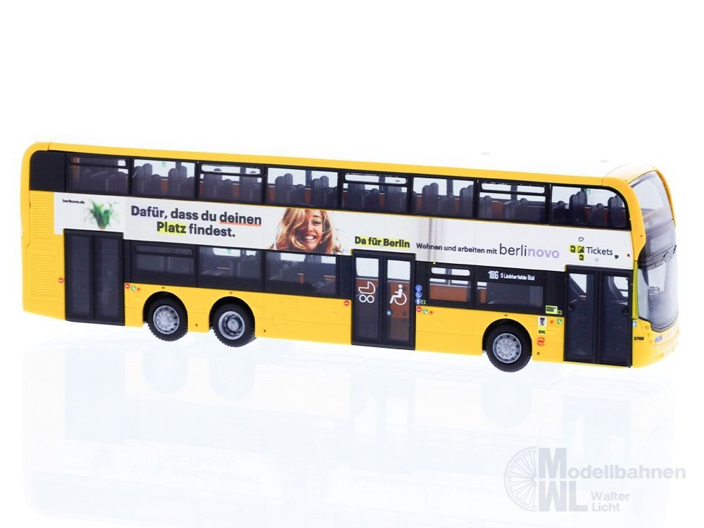 Rietze 78017 - Alexander Dennis Enviro 500 BVG - Berlinovo H0 1:87 Rietze 78017 - Alexander Dennis Enviro 500 BVG - Berlinovo H0 1:87