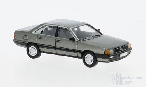 PCX-Models 870439 - Audi 100 C3 metallic-dunkelgrau 1982 H0 1:87