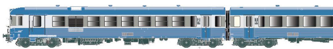 LS Models 11526 - Triebzug X 4900 SNCF Ep.V 2.tlg. H0/WS
